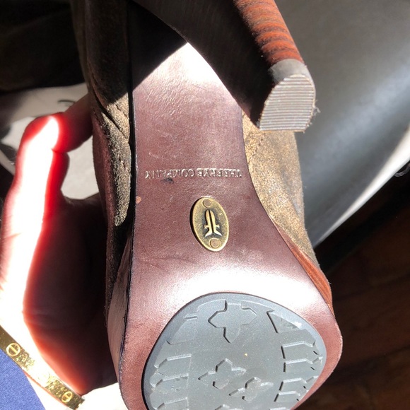 Frye Harlow Campus Leather Boots Brown NWOT size 8 - Picture 5 of 8